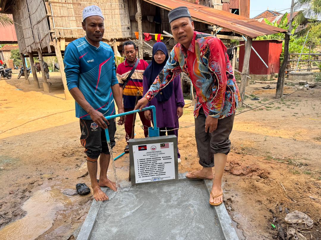 Water well project in Tbong Khmum Province